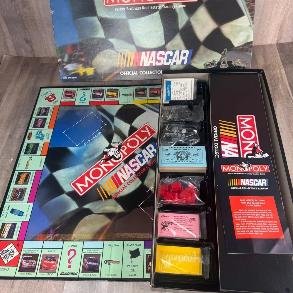 NEW Collections Edition NASCAR Monopoly 1997 Parker Brothers